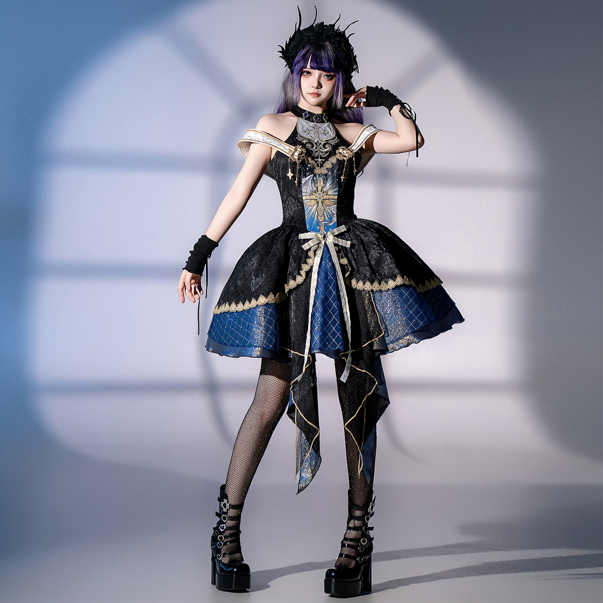 原創十字宇宙jsk洛麗塔連衣裙