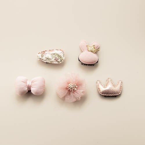 婴儿魔术贴头饰可爱超萌不伤发