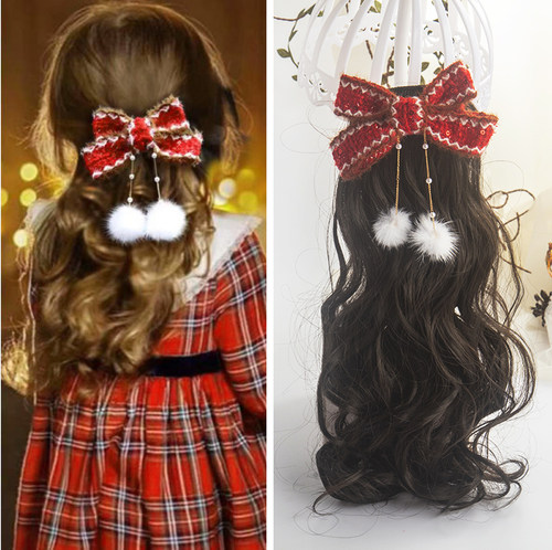 韩国摄影假发小女孩波浪包邮假发