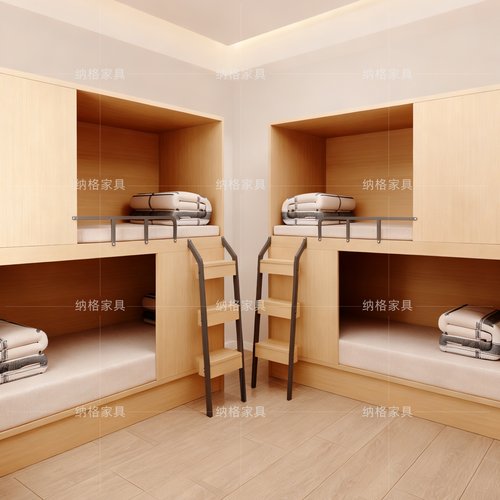 青旅上下铺民宿双层床