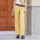 西裤 腰带宽松阔腿直筒裤 歌蒂诗时尚 女8C12K3085 喵喵严选