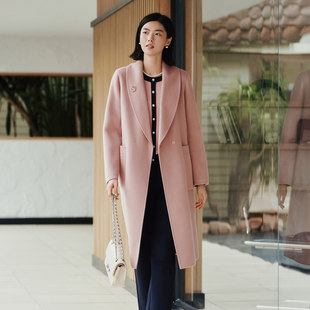 毛呢大衣 大气羊绒羊毛中长款 1E41D3771 时尚 歌蒂诗冬专柜新款