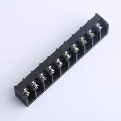 MXHB9500-9.5-10P-BK01-Cu-S-A 栅栏式接线端子 9.5mm 1x10P 直针