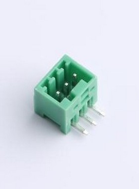 MX2EDGRC-2.54-03P-GN01-Cu-A 插拔式接线端子 1x3P 2.54mm 排数: