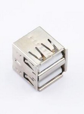 907-371A1015W10202 USB连接器 USB2.0 双层180度 插件