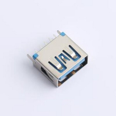 HC-USB3.0-L115-ZP USB连接器 Type-A 母 直插 插件