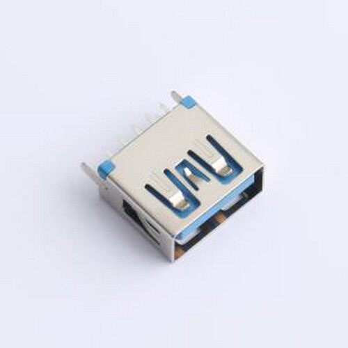 HC-USB3.0-L115-ZP USB连接器 Type-A 母 直插 插件