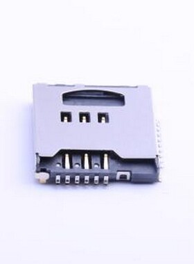 SIM-001 SIM卡连接器 拔插式 MicroSIM卡 卡座 SMD