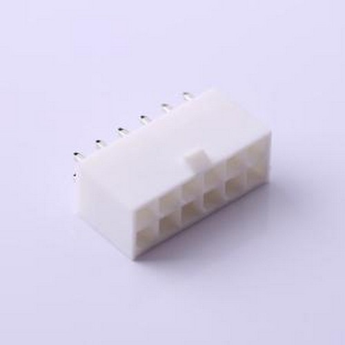 C4255WV-2X06PV0 线对板针座 2x6P 间距:4.2mm 直插 插件,P=4.2mm