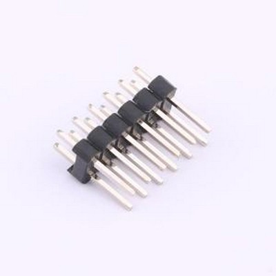 BX-PZ2.54-2-6PZZ 排针 2x6P 间距:2.54mm 方针 直插 插件,P=2.54