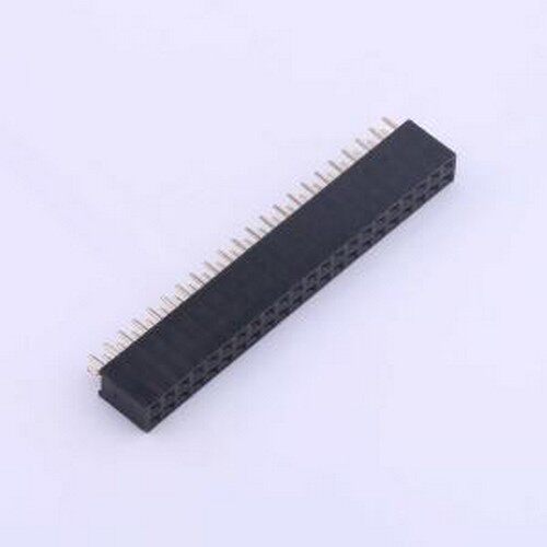 CS-1166SDIG-2X22(H8.5) 排母 2x22P 间距:2.54mm 直插 插件,P=2.