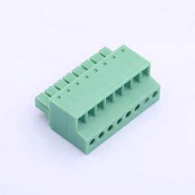 KF2EDGKC-3.81-8P 插拔式接线端子 3.81mm 1x8P 排数:1 每排P数:8