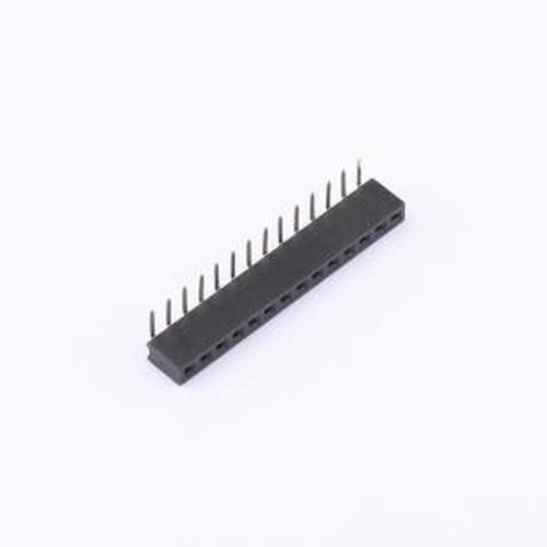 XDM200-1-14-W-4.3-G0 排母 1x14P 间距:2mm 弯插 弯插,P=2mm