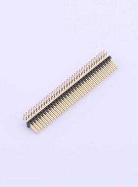 X1321WR-2x33J-C40D18 排针 2x33P 间距:1.27mm 方针 弯插,P=1.27