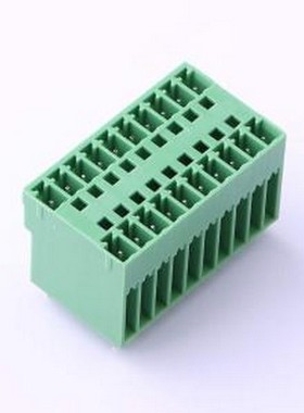 KF2EDGVH-3.81-2*10P 插拔式接线端子 3.81mm 2x10P 排数:2 每排P