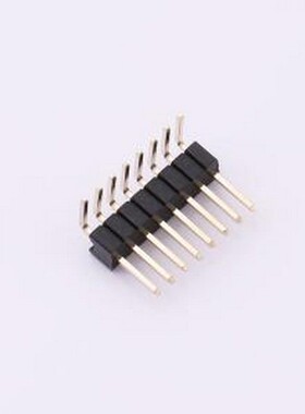 5AIW3-7440-108-W0 排针 1.27PH间距排针弯针1*8P H2.0 90°PA4.0