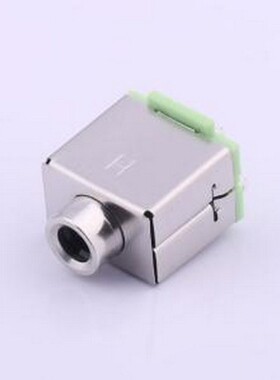 PJ-378-G 音频连接器(耳机) 3.5mm耳机座 粉绿 插件