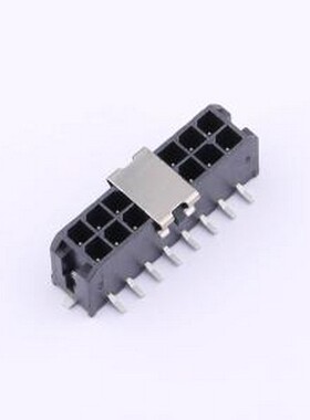 HC-MX3.0-2*8ALT-05 线对板针座 2x8P 间距:3mm 立贴 黑色 SMD,P=