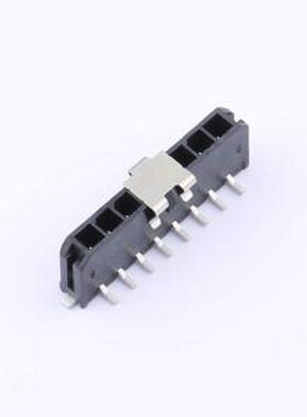 HC-MX3.0-8ALT-05 线对板针座 1x8P 间距:3mm 立贴 黑色 SMD,P=3m