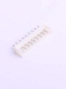HX25005-9A 线对板针座 1x9P 间距:2.5mm 直插 白色 插件,P=2.5mm