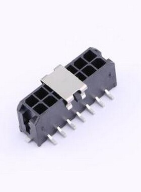 HC-MX3.0-2*7ALT-05 线对板针座 2x7P 间距:3mm 立贴 黑色 SMD,P=