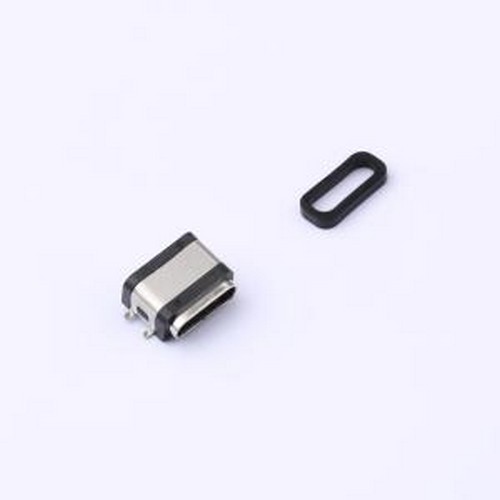 HYCW393-USBC16-785B USB连接器 Type-C 母 两件套 SMD