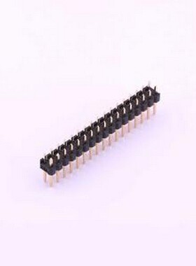 X6521WV-2x17H-C60D30 排针 2x17P 间距:2.54mm 方针 插件,P=2.54