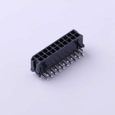 430452000 线对板针座 2x10P 间距:3mm 弯插 系列:Micro-Fit(MX 3