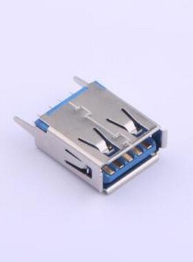 916-262A101DY20400 USB连接器 Type-A 母 直插 蓝色 插件