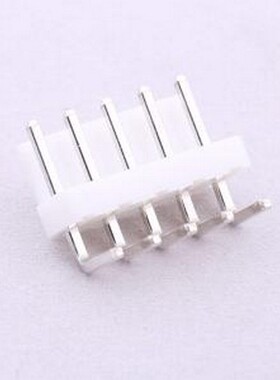 A3961WR-05P 线对板针座 间距:3.96mm 1x5P 白色 弯插,P=3.96mm