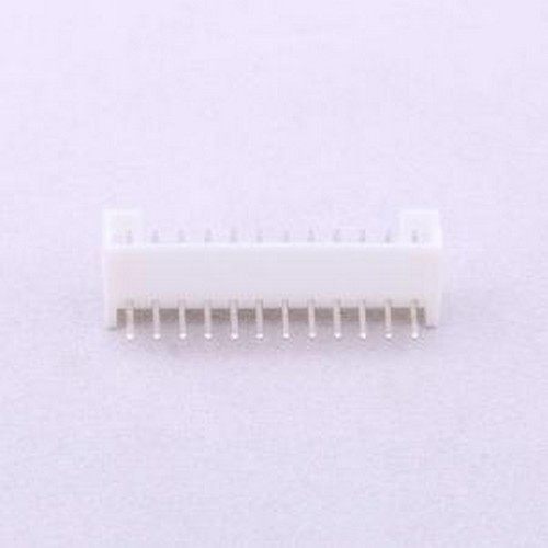 A2001WR-12P1 线对板针座 系列:PH 间距:2mm 1x12P 白色 弯插,P=2