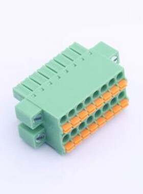 KF2EDGKNHM-3.5-2*8P 插拔式接线端子 螺丝固定 2x8P 3.5mm 排数: