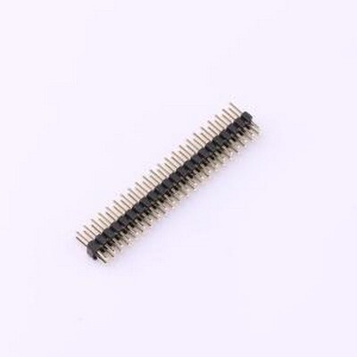 X4621WV-2x22I-C40D28 排针 2x22P 间距:2mm 方针 插件,P=2mm
