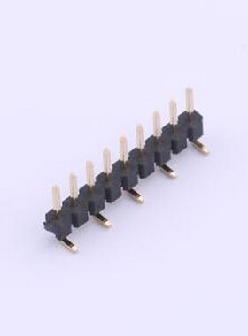 X4611WVS-09I-C40D44R1 排针 1x9P 间距:2mm 方针 SMD,P=2mm(交错