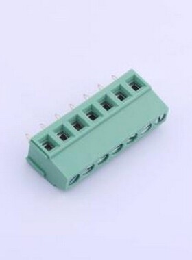 JL500-50007GT1 螺钉式接线端子 1x7P 5mm 直插 排数:1 每排P数:7
