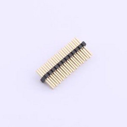 X1321WV-2x12J-C30D23 排针 2x12P 间距:1.27mm 方针 插件,P=1.27