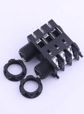 PJ-625AK 音频连接器(耳机) 6.35mm耳机座 三件套 插件