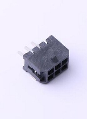 X3025WRS-2x03E-LPSW 线对板针座 2x3P 间距:3mm 卧贴 SMD,P=3mm,