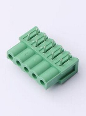 DB2EA-5.08-5P-GN 插拔式接线端子 5.08mm 绿色 插件,P=5.08mm