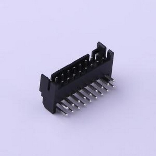 HX20012-18WA black 线对板针座 2x9P 间距:2mm 弯插 黑色 弯插,P