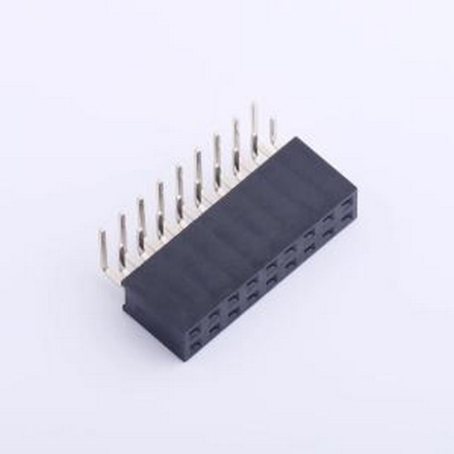 PM254-2-09-W-8.5 排母 2x9P 间距:2.54mm 弯插 弯插,P=2.54mm