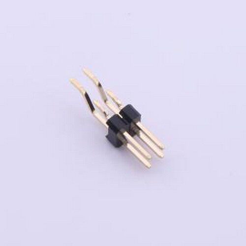 X6521WRS-2x02E-C60D87 排针 2x2P 间距:2.54mm 方针 SMD,P=2.54m