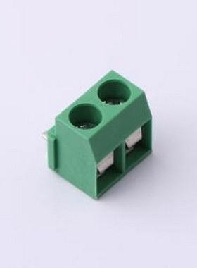 MX126R-5.0-02P-GN01-Cu-S-A 螺钉式接线端子 1x2P 5mm 弯插 排数