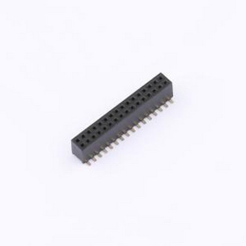 B127US-WS16P 排母 间距1.27mm 2x16P 弯插 SMD,P=1.27mm