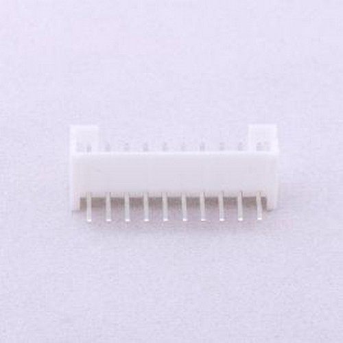 A2001WR-10P1 线对板针座 系列:PH 间距:2mm 1x10P 白色 弯插,P=2
