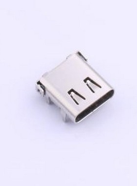HX TYPE-C 24P QCHT USB连接器 Type-C 母 卧贴 SMD