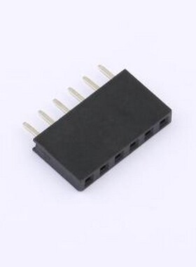 IPCP254F06PB08V 排母 1x6P 间距:2.54mm 直插 插件,P=2.54mm