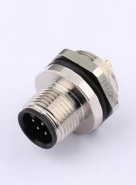 RHT-634-1386-8P 圆形(线缆)连接器 M12-8P A扣后锁焊线公座 PG9