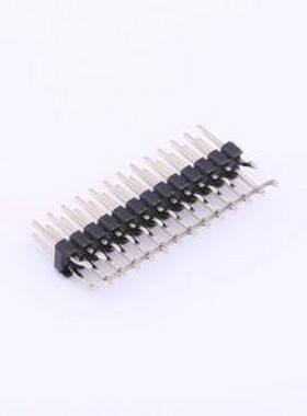 PZ254-2-13-WS 排针 2x13P 间距:2.54mm 方针 卧贴 黑色 SMD,P=2.