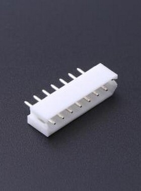 HX25015-7A 线对板针座 间距:2.5mm 1x7P 直插 白色 插件,P=2.5mm